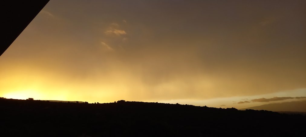 Vue au lever du jour